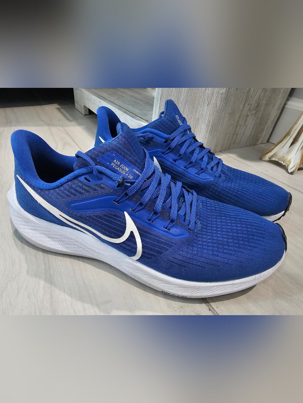 Nike Air Zoom Pegasus 39 Men's Blue Running Shoes Sneakers Size 10